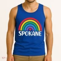 Spokane Washington Travel I Love Spokane Usa Cool Gift Tank Top thumb 3