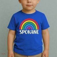 Spokane Washington Travel I Love Spokane Usa Cool Gift Toddler T-Shirt thumb 2
