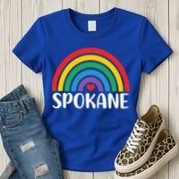 Spokane Washington Travel I Love Spokane Usa Cool Gift Women's T-Shirt thumb 3