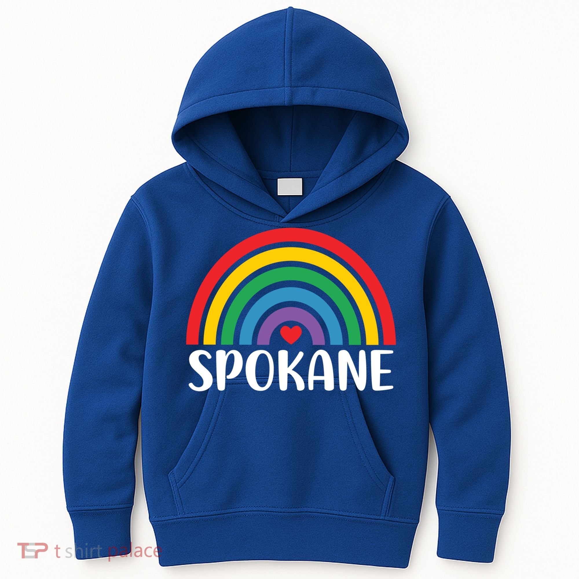 Spokane Washington Travel I Love Spokane Usa Cool Gift Kids Hoodie