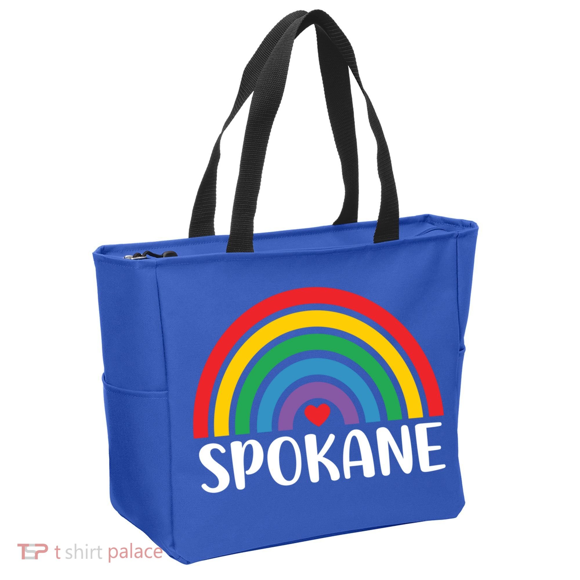 Spokane Washington Travel I Love Spokane Usa Cool Gift Tote Bag