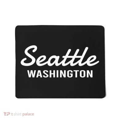 Seattle Washington Throwback Design Classic Mousepad