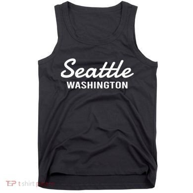 Seattle Washington Throwback Design Classic Tank Top
