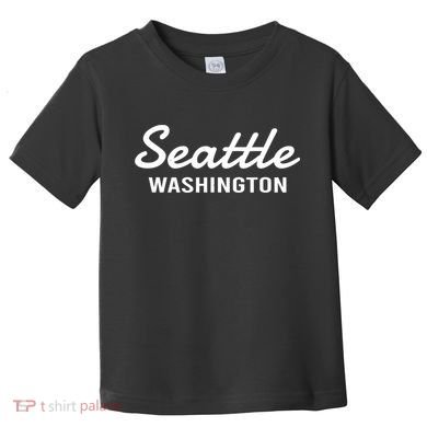 Seattle Washington Throwback Design Classic Toddler T-Shirt