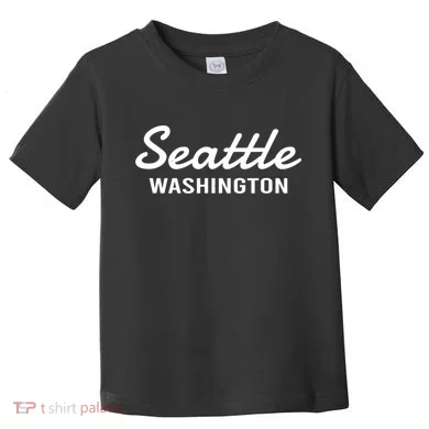 Seattle Washington Throwback Design Classic Toddler T-Shirt