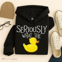 Seriously What The Duck  Duck Lover Pun Hoodie thumb 4