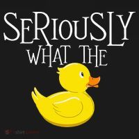 Seriously What The Duck  Duck Lover Pun Backpack thumb 2
