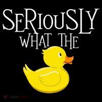 Seriously What The Duck  Duck Lover Pun Women's Tank Top thumb 5