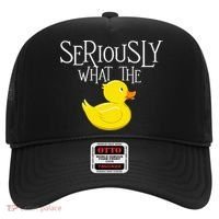 Seriously What The Duck  Duck Lover Pun Hat thumb 0