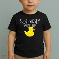 Seriously What The Duck  Duck Lover Pun Toddler T-Shirt thumb 2