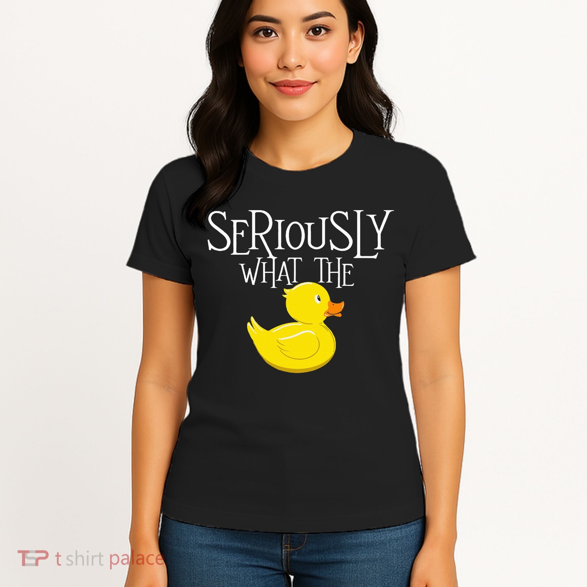 Seriously What The Duck  Duck Lover Pun Women's T-Shirt