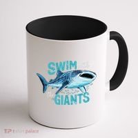 Swim With The Giants Whale Shark Coffee Mug thumb 1