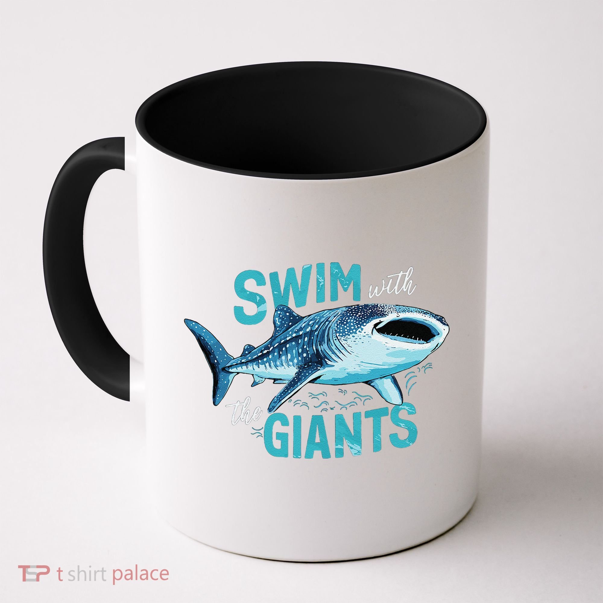 Swim With The Giants Whale Shark Coffee Mug