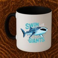 Swim With The Giants Whale Shark Coffee Mug thumb 2