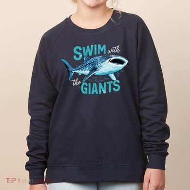 Swim With The Giants Whale Shark Women's Sweatshirt
