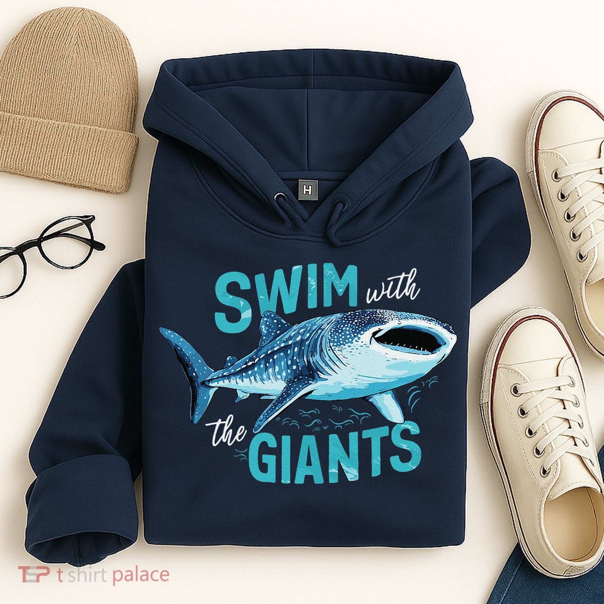 Swim With The Giants Whale Shark Hoodie