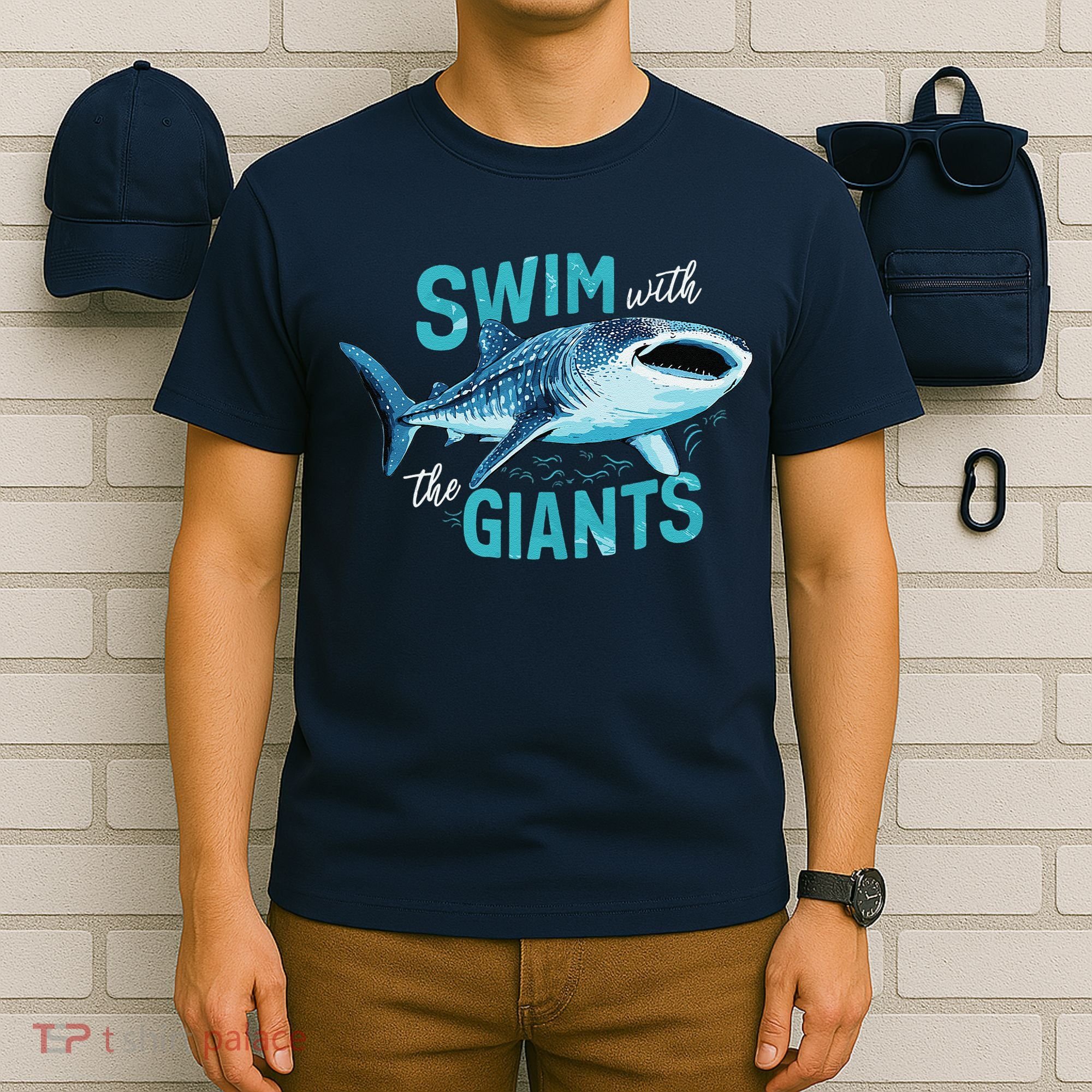 Swim With The Giants Whale Shark T-Shirt