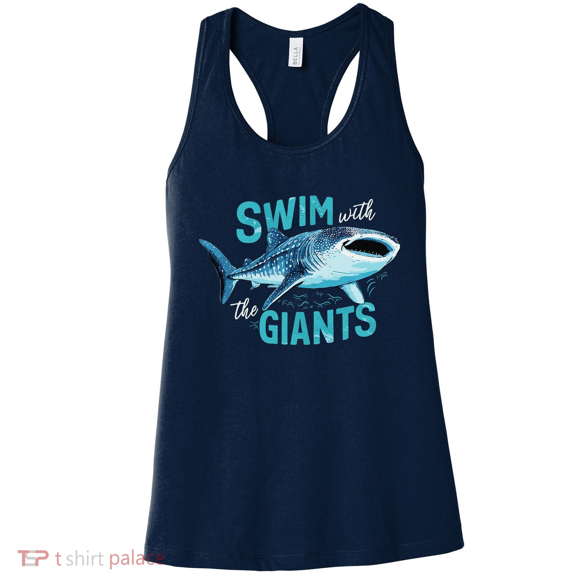 Swim With The Giants Whale Shark Women's Tank Top
