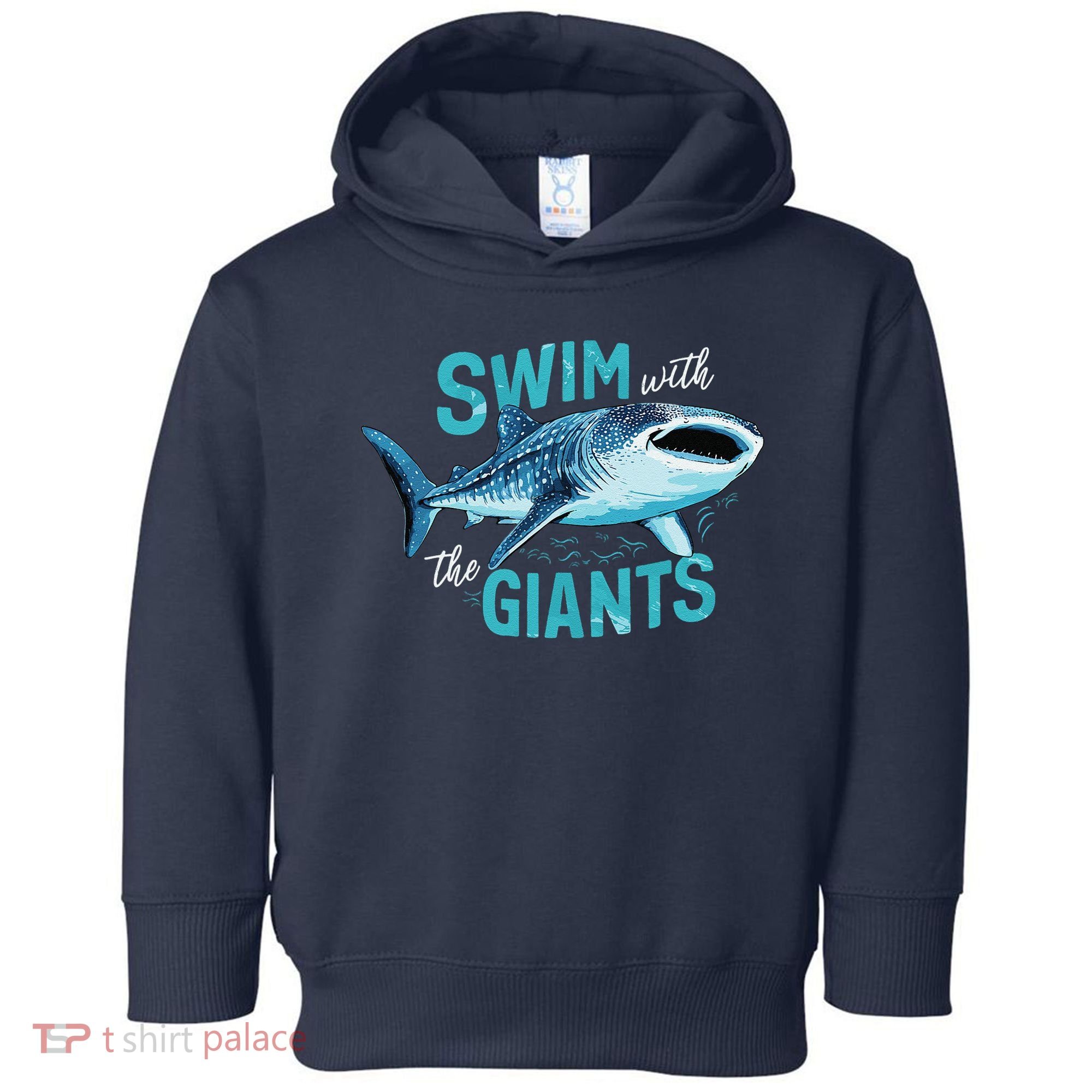Swim With The Giants Whale Shark Toddler Hoodie