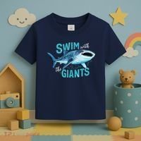 Swim With The Giants Whale Shark Toddler T-Shirt thumb 3