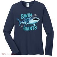 Swim With The Giants Whale Shark Women's Long Sleeve Shirt thumb 0