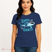 Swim With The Giants Whale Shark Women's T-Shirt thumb 4
