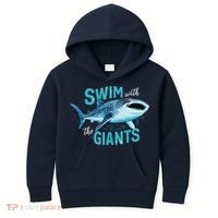 Swim With The Giants Whale Shark Kids Hoodie thumb 0