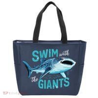 Swim With The Giants Whale Shark Tote Bag thumb 0