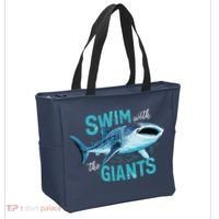 Swim With The Giants Whale Shark Tote Bag thumb 2