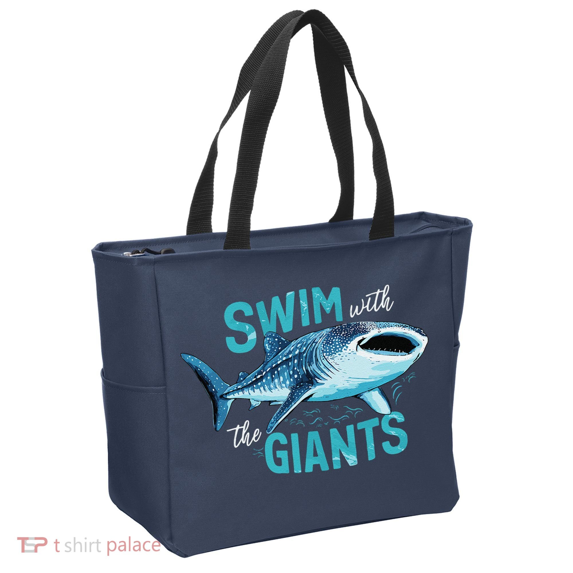 Swim With The Giants Whale Shark Tote Bag