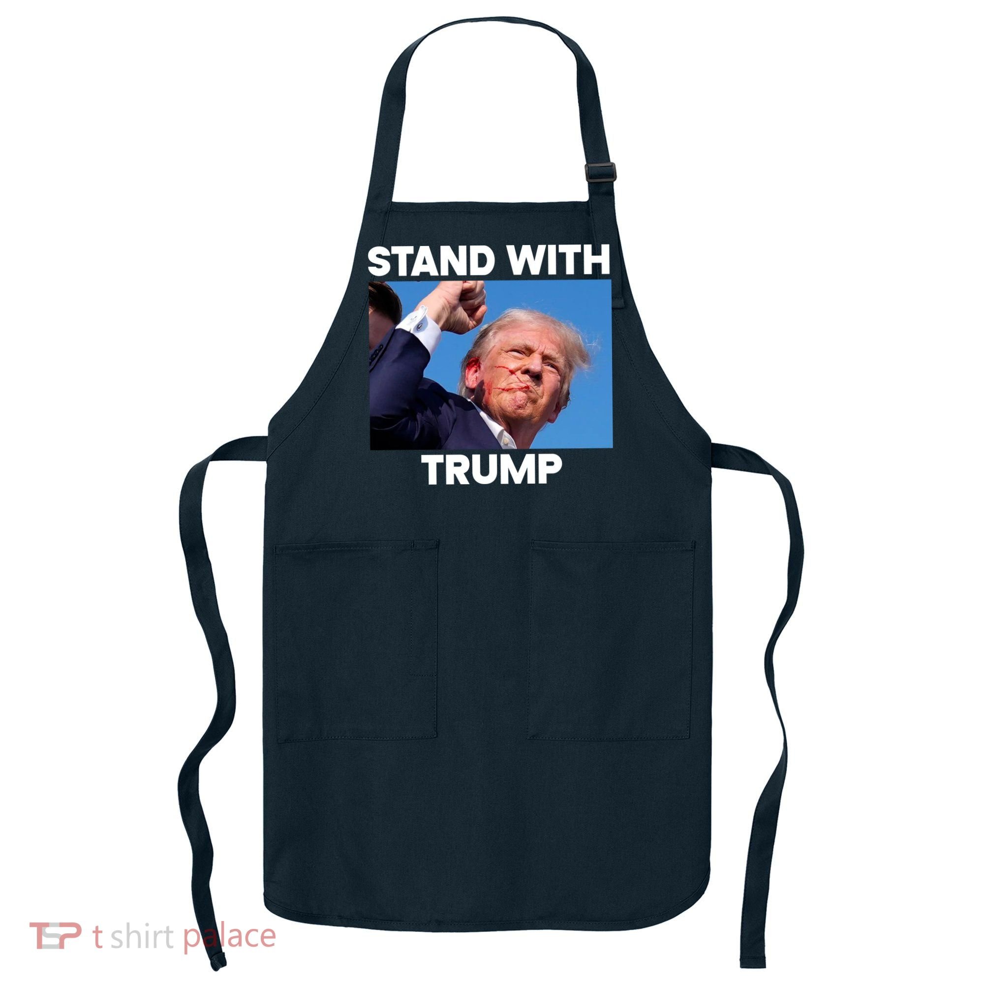 Stand With Trump Fight Gun Shot Fired Rally Shooting Apron