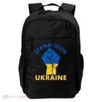 Stand With Ukraine Support Ukraine Free Ukraine Backpack thumb 0