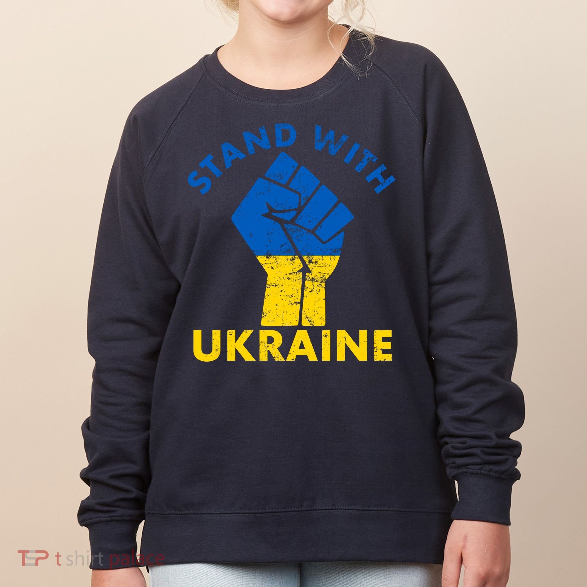 Stand With Ukraine Support Ukraine Free Ukraine Women's Sweatshirt