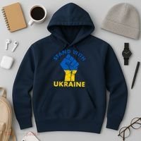 Stand With Ukraine Support Ukraine Free Ukraine Hoodie thumb 3
