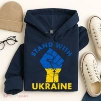 Stand With Ukraine Support Ukraine Free Ukraine Hoodie thumb 4