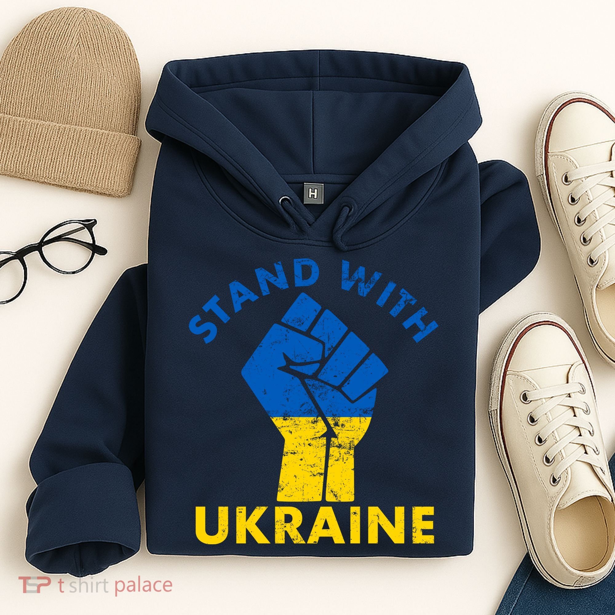 Stand With Ukraine Support Ukraine Free Ukraine Hoodie