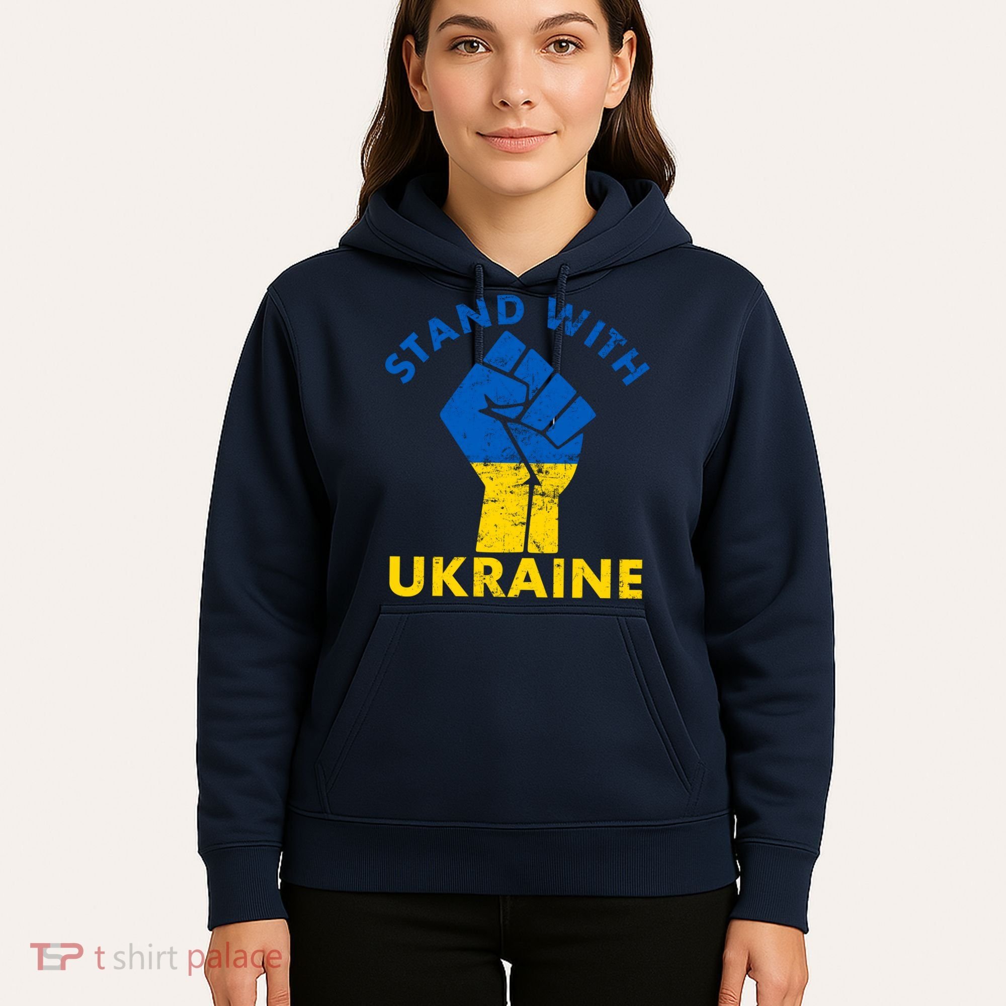 Stand With Ukraine Support Ukraine Free Ukraine Hoodie