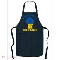 Stand With Ukraine Support Ukraine Free Ukraine Apron thumb 0
