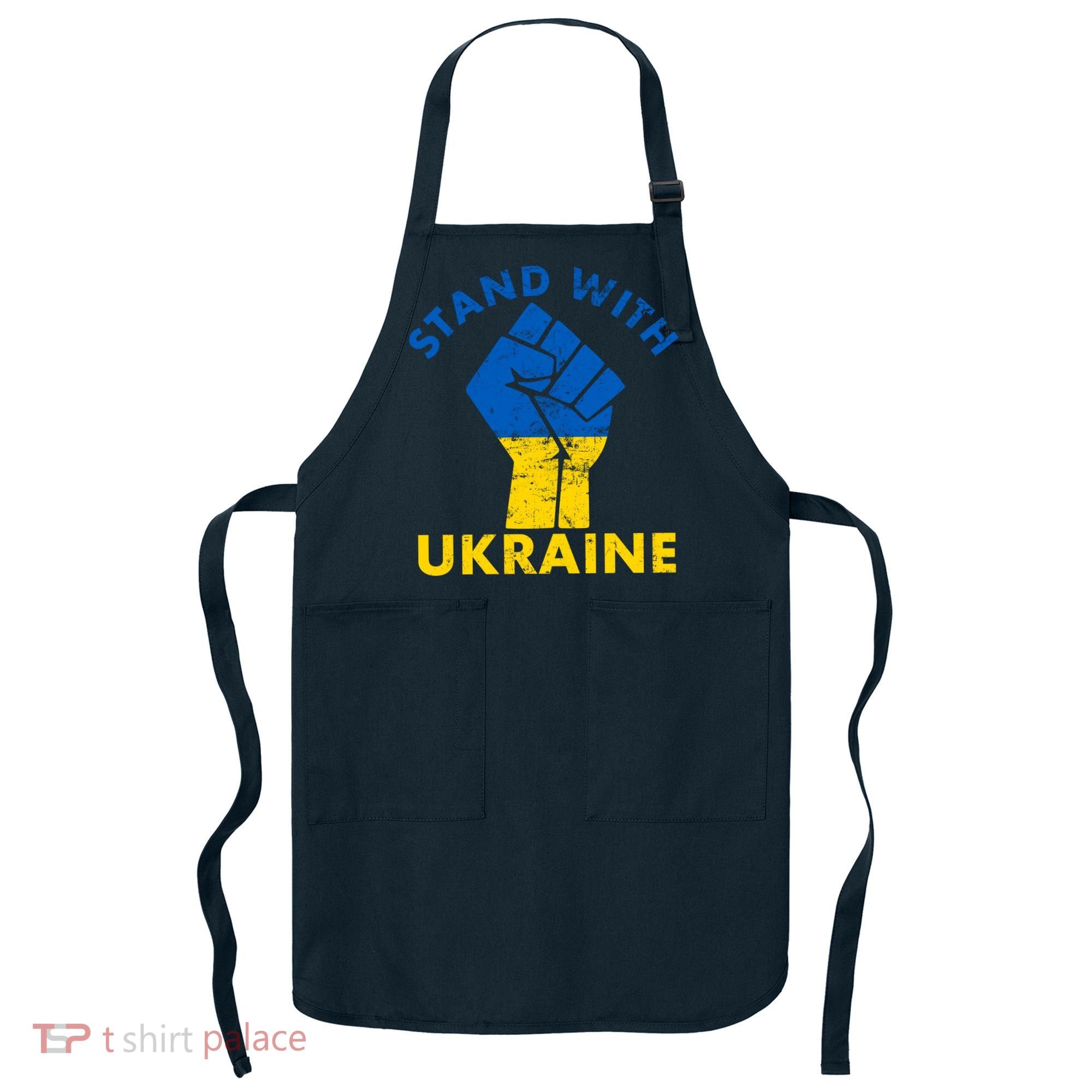 Stand With Ukraine Support Ukraine Free Ukraine Apron