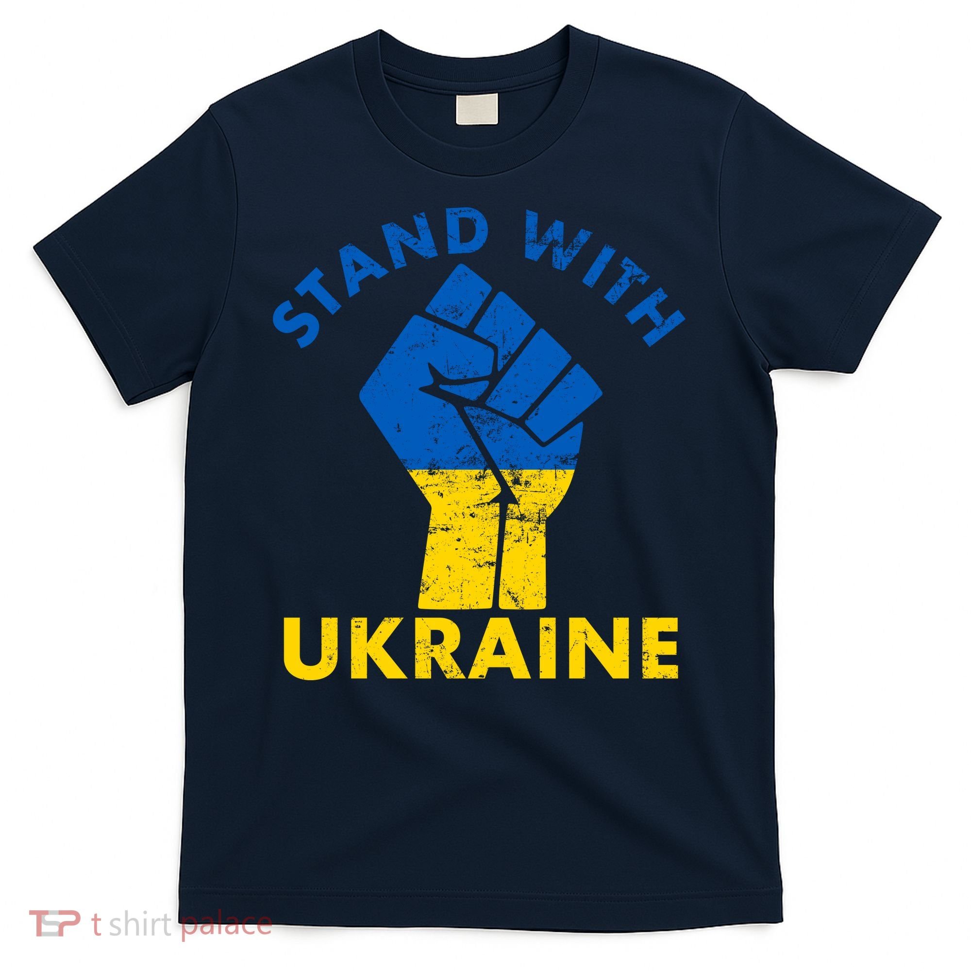 Stand With Ukraine Support Ukraine Free Ukraine T-Shirt