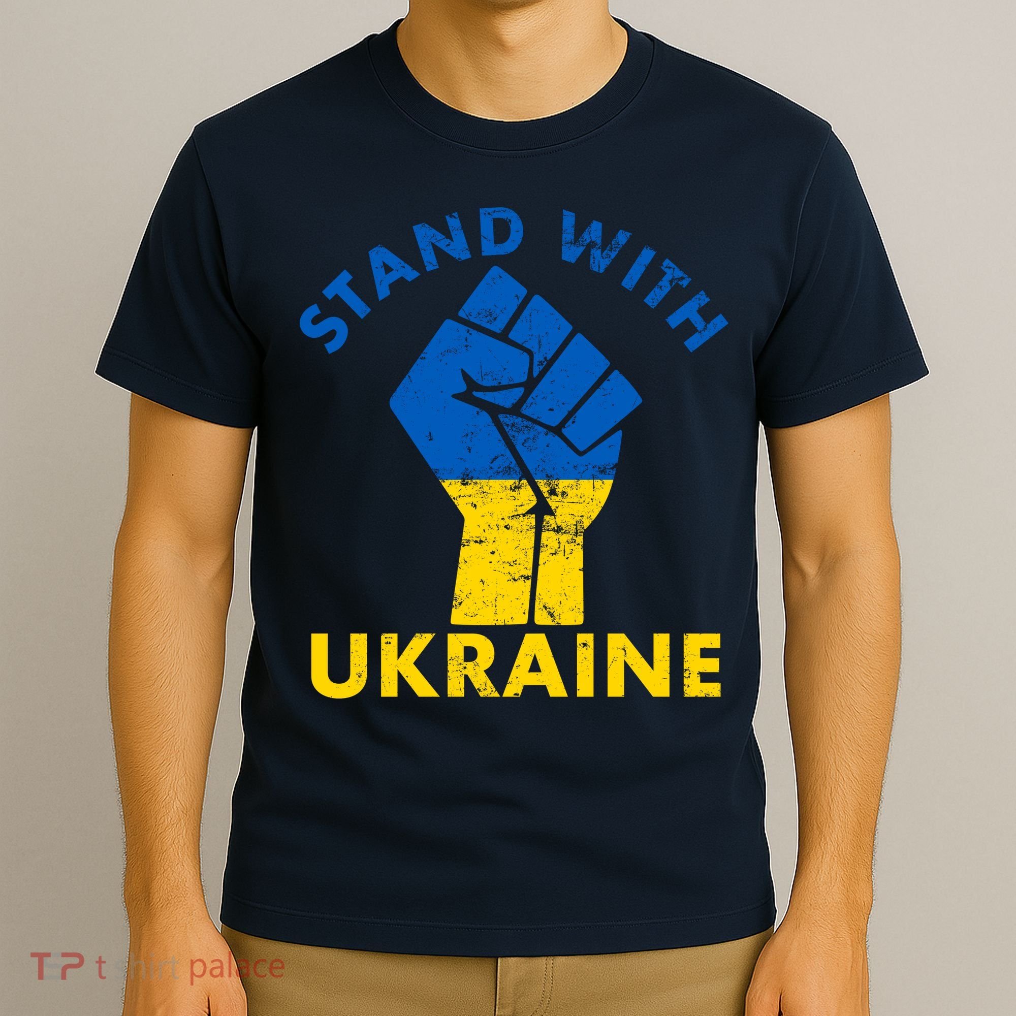 Stand With Ukraine Support Ukraine Free Ukraine T-Shirt