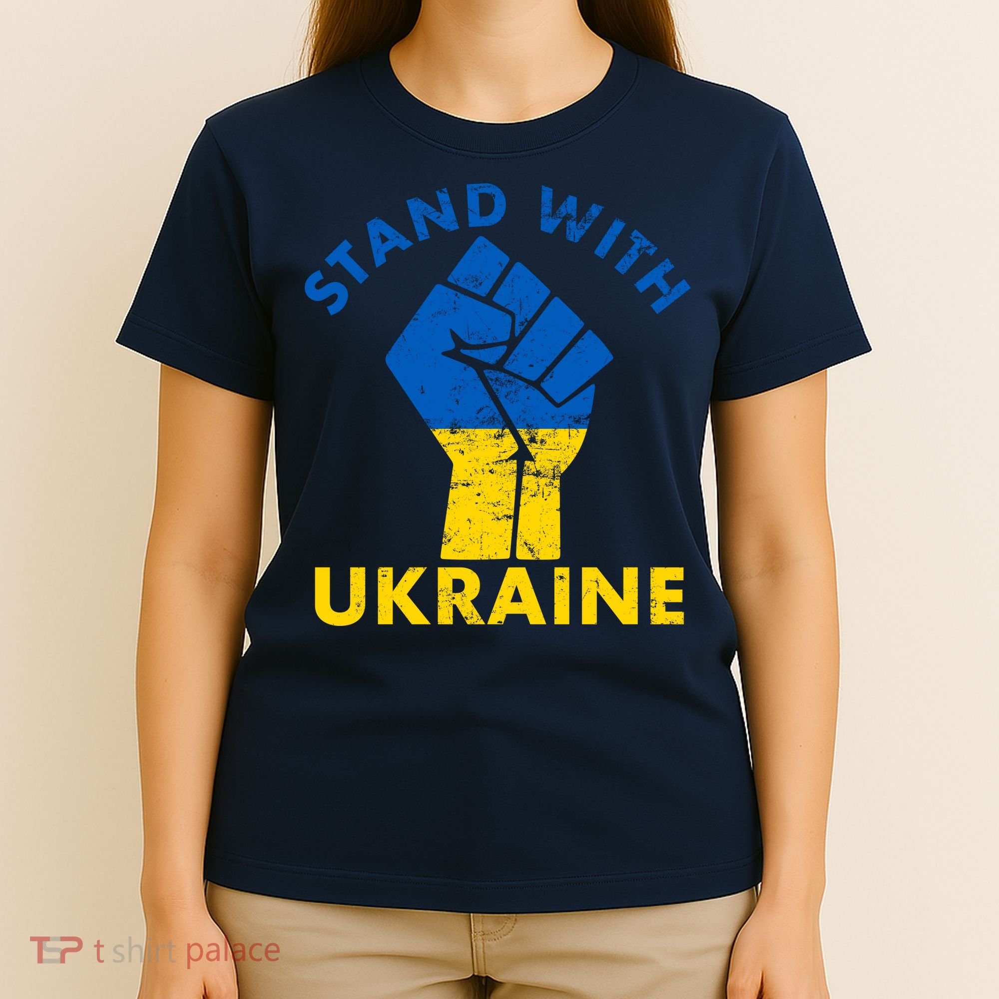 Stand With Ukraine Support Ukraine Free Ukraine T-Shirt