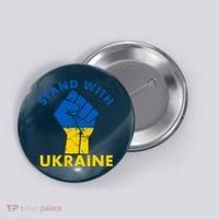 Stand With Ukraine Support Ukraine Free Ukraine Button thumb 0