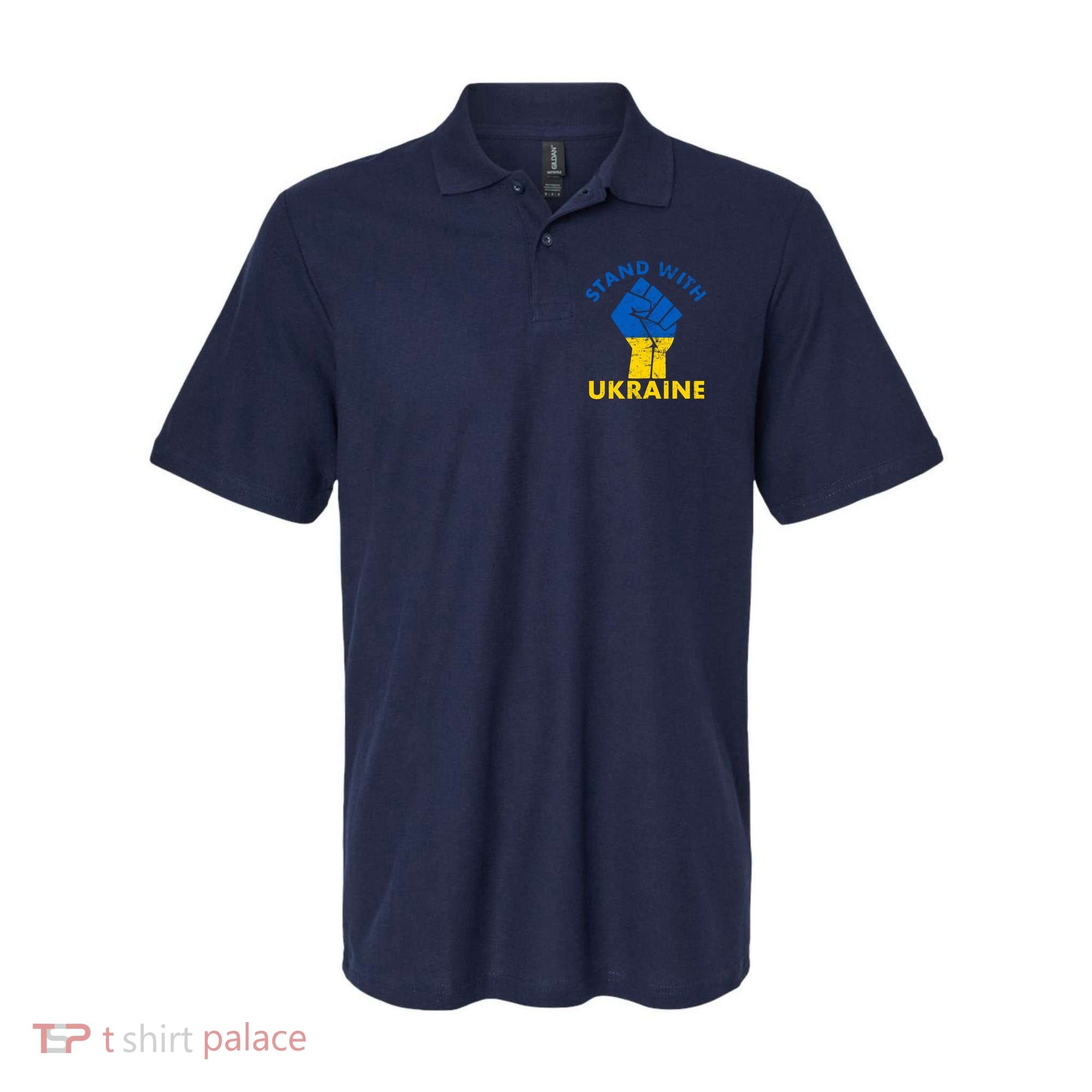 Stand With Ukraine Support Ukraine Free Ukraine Polo