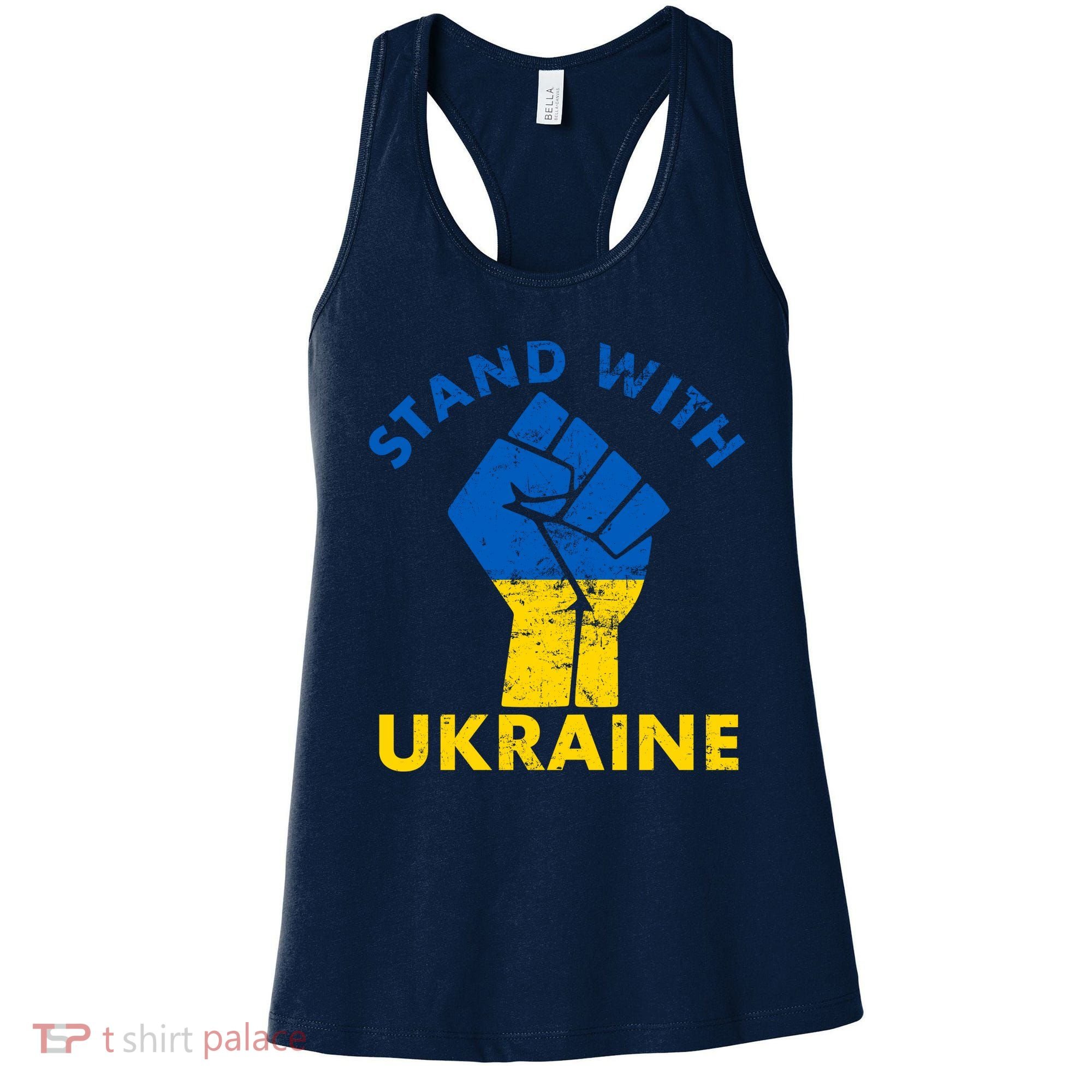 Stand With Ukraine Support Ukraine Free Ukraine Women's Tank Top
