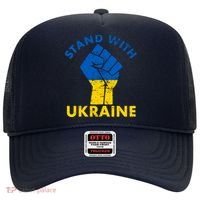 Stand With Ukraine Support Ukraine Free Ukraine Hat thumb 0