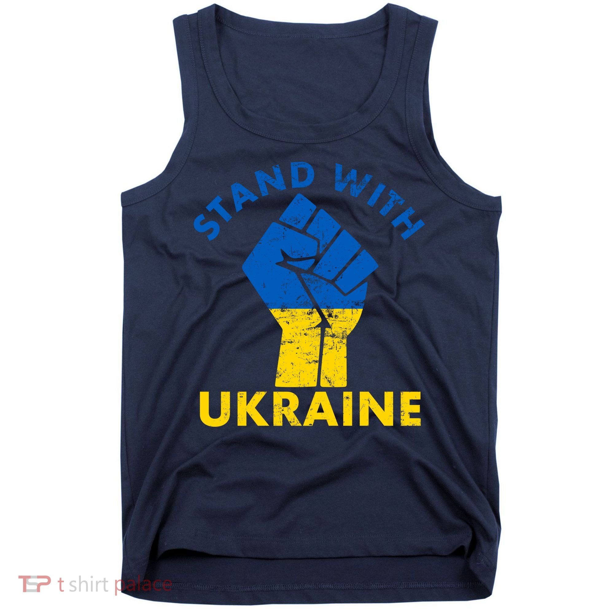 Stand With Ukraine Support Ukraine Free Ukraine Tank Top