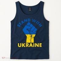 Stand With Ukraine Support Ukraine Free Ukraine Tank Top thumb 2