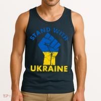Stand With Ukraine Support Ukraine Free Ukraine Tank Top thumb 3
