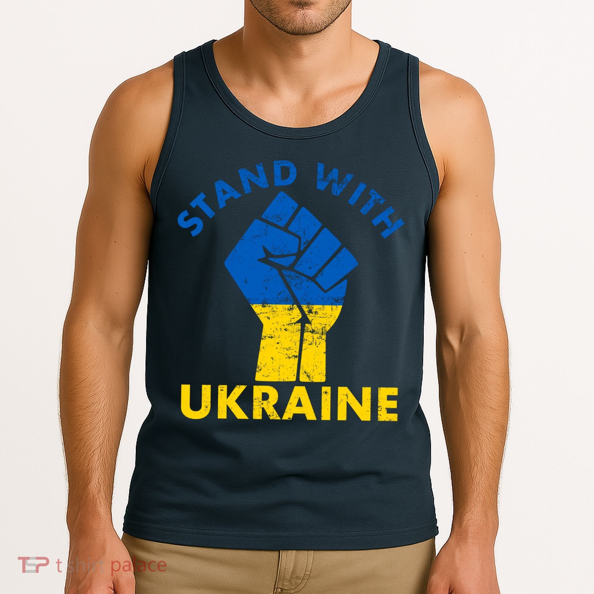 Stand With Ukraine Support Ukraine Free Ukraine Tank Top